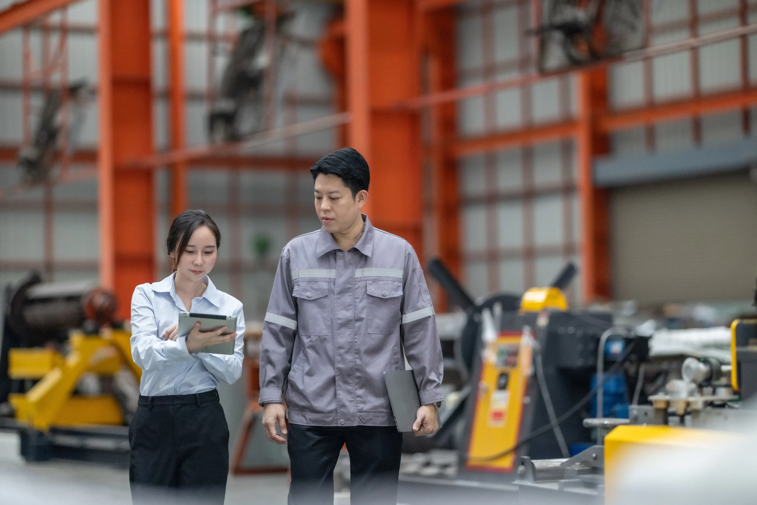 Controlled manufacturing and quality inspection
