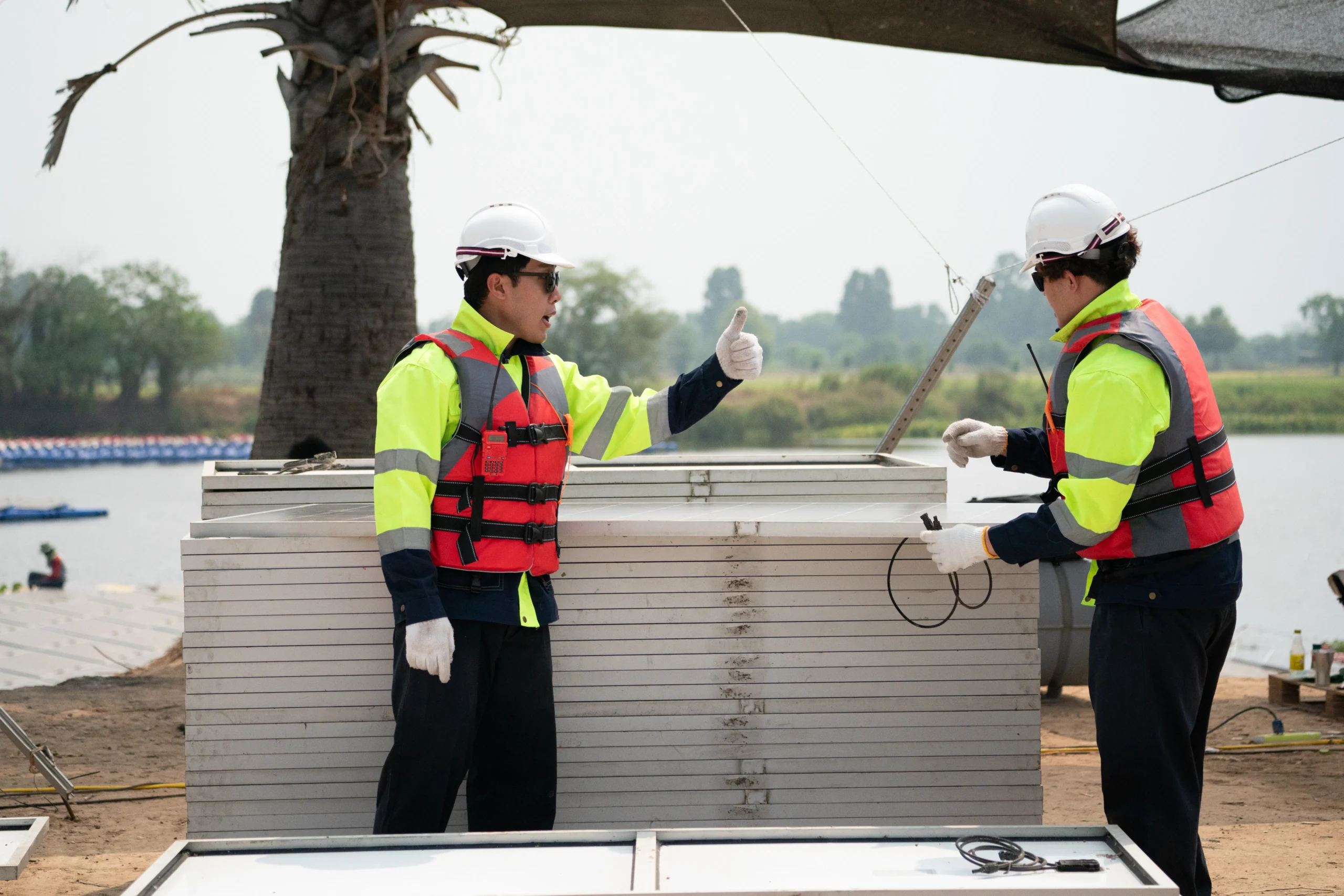 On-site installation and assembly