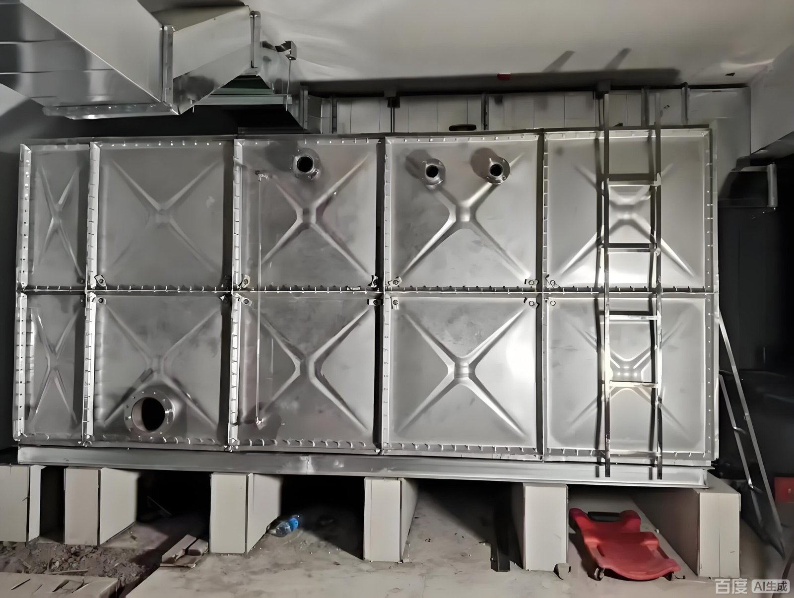Stainless steel tanks in clean manufacturing environment