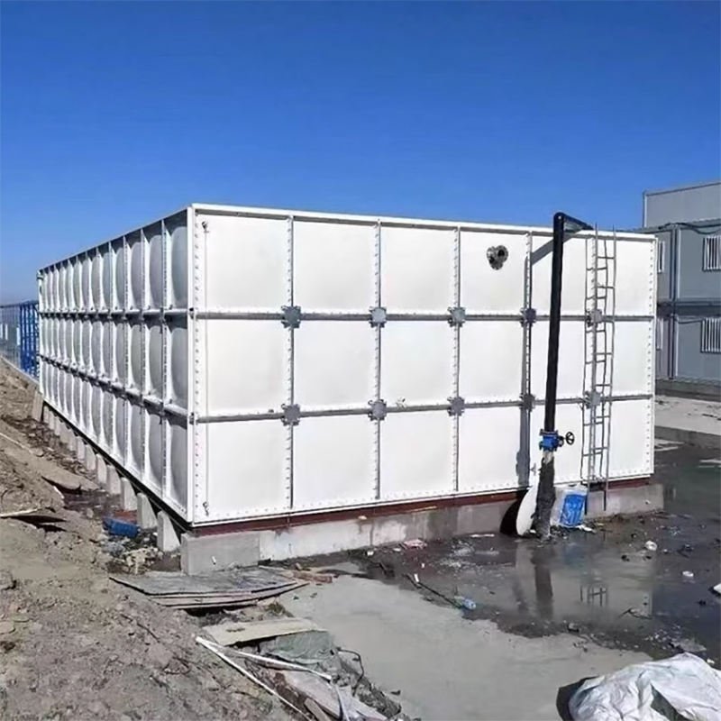 Rusty corroded metal tank — GRP eliminates corrosion risk
