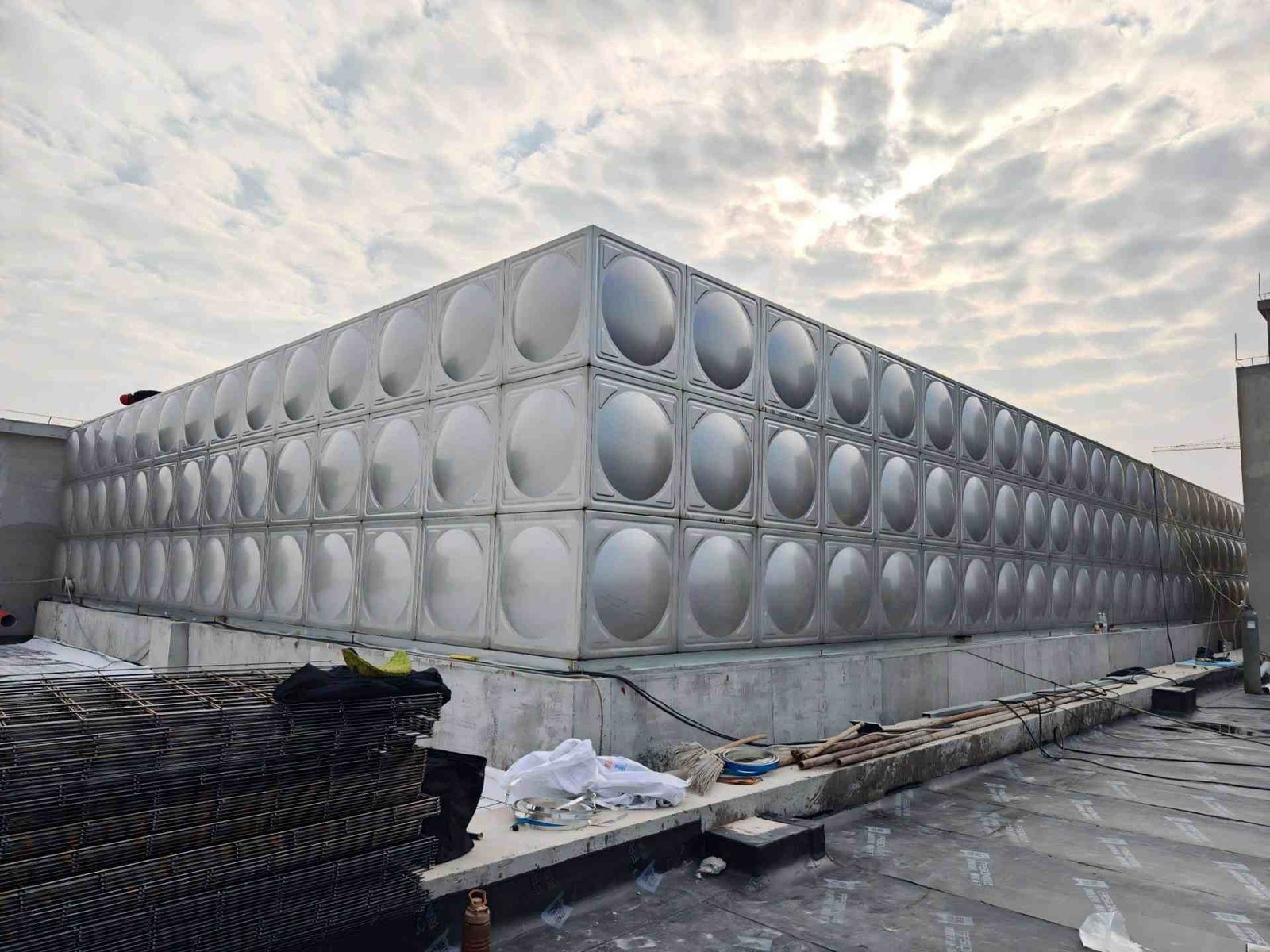 Clean hygienic water surface — potable water storage