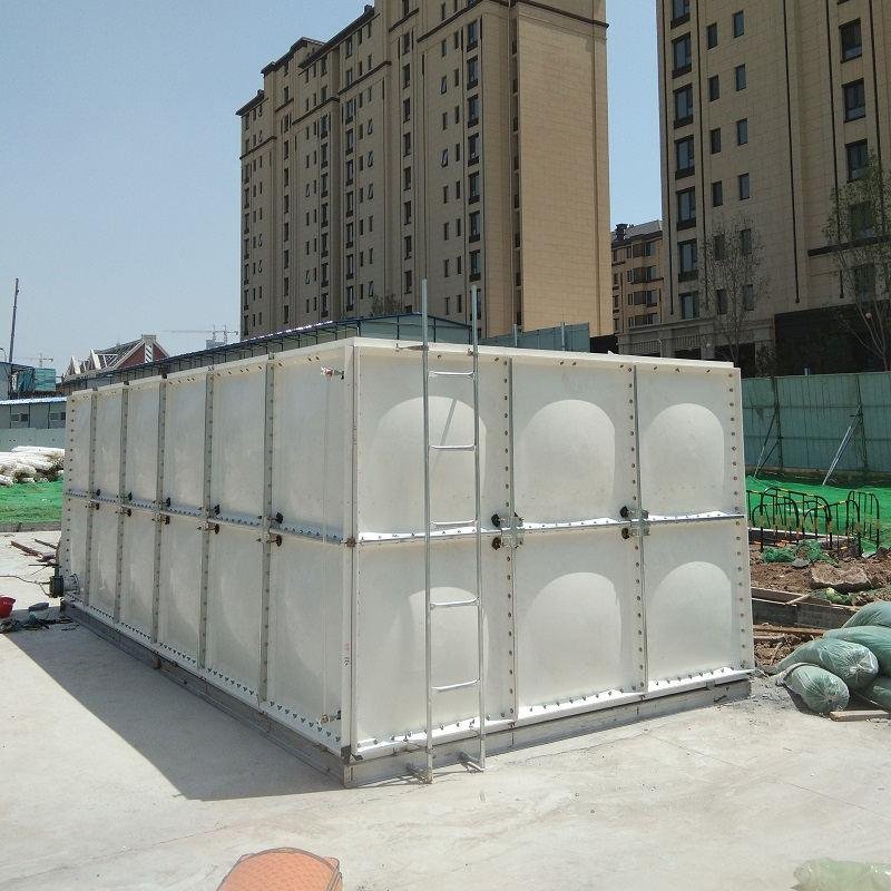 Stainless steel fermenter tanks with ladder in modern clean facility