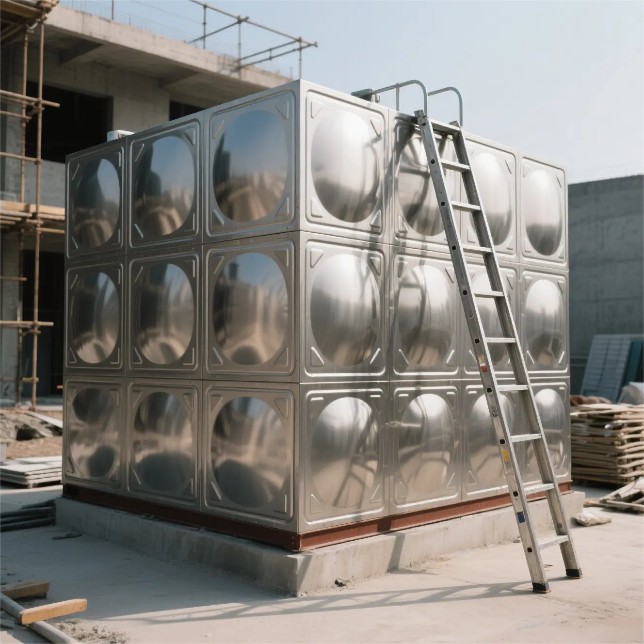 316 stainless steel tank body — molybdenum-bearing austenitic shell
