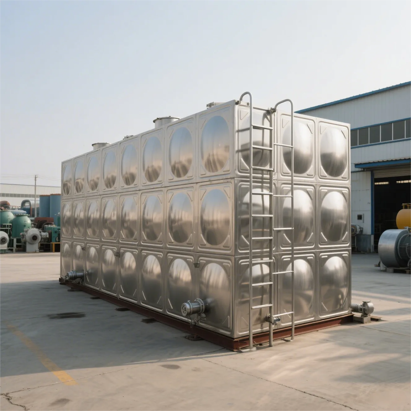 Commercial and public facility water storage — hotel hospital school