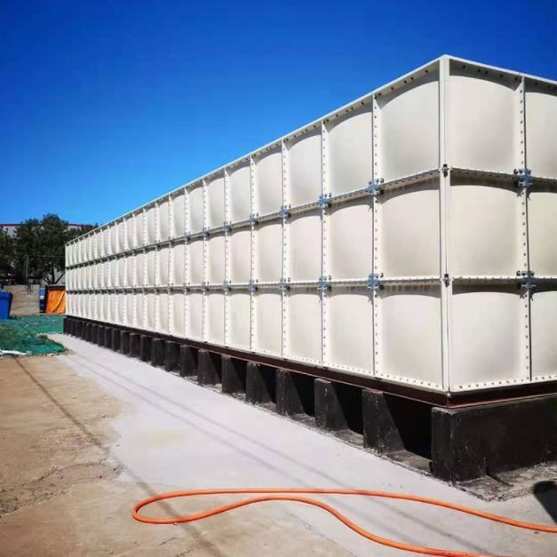 GRP water tank for municipal and public infrastructure