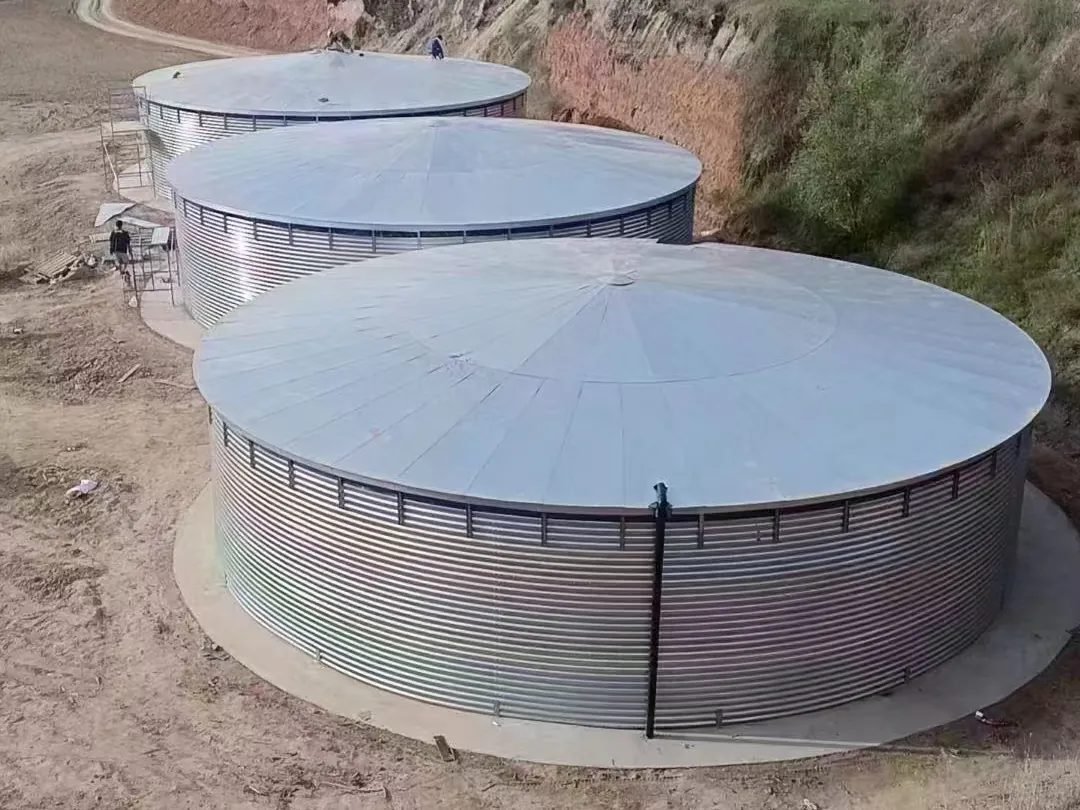 Stainless steel emergency water storage tank project in Europe