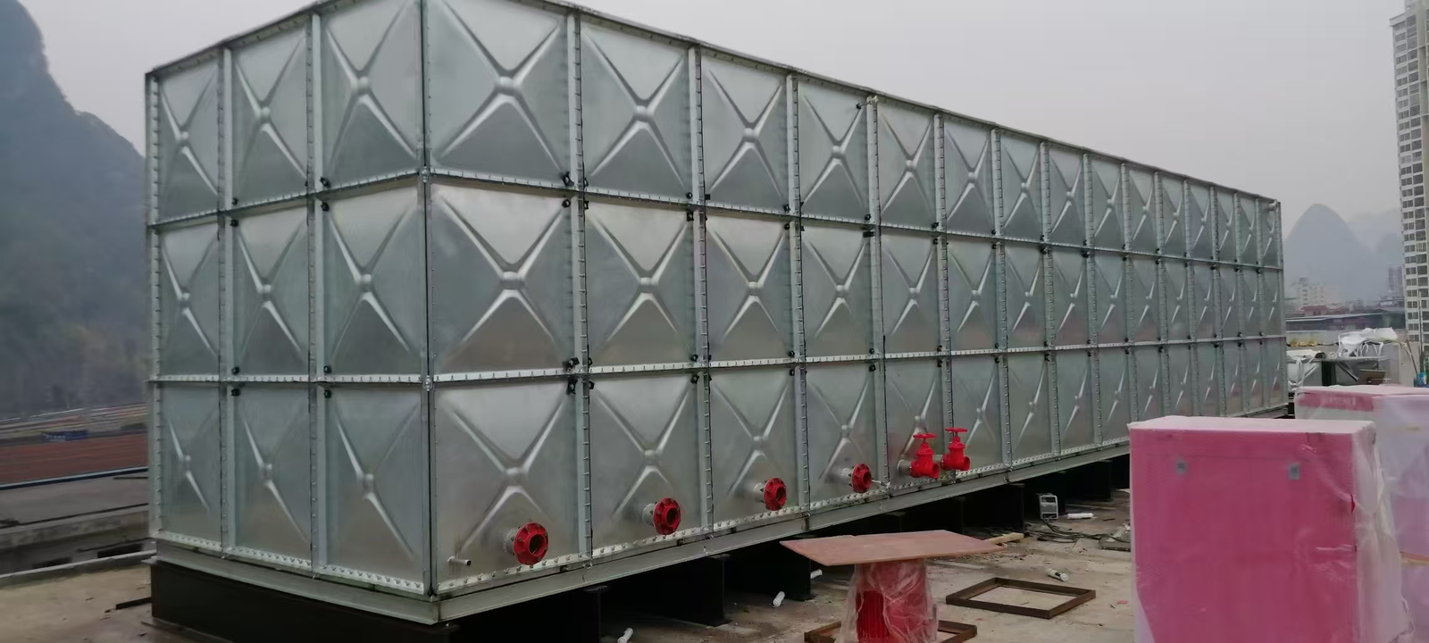 Hot-Dip Galvanized Water Tank