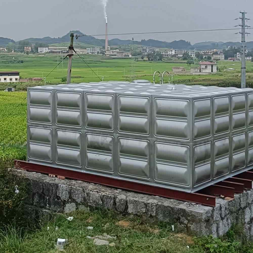 Industrial plant with galvanized steel structures and pipework